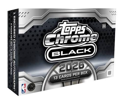 2025-26 Topps Chrome Black Basketball NBA Hobby Box