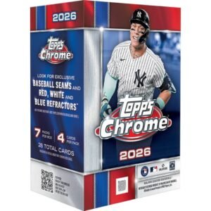 2026 Topps Chrome Baseball Jumbo Hobby Box MLB FACTORY SEALED