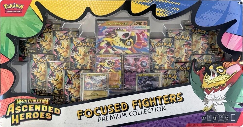 Pokémon Ascended Heroes Focused Fighters Premium Collection - Sam's Club Excl.