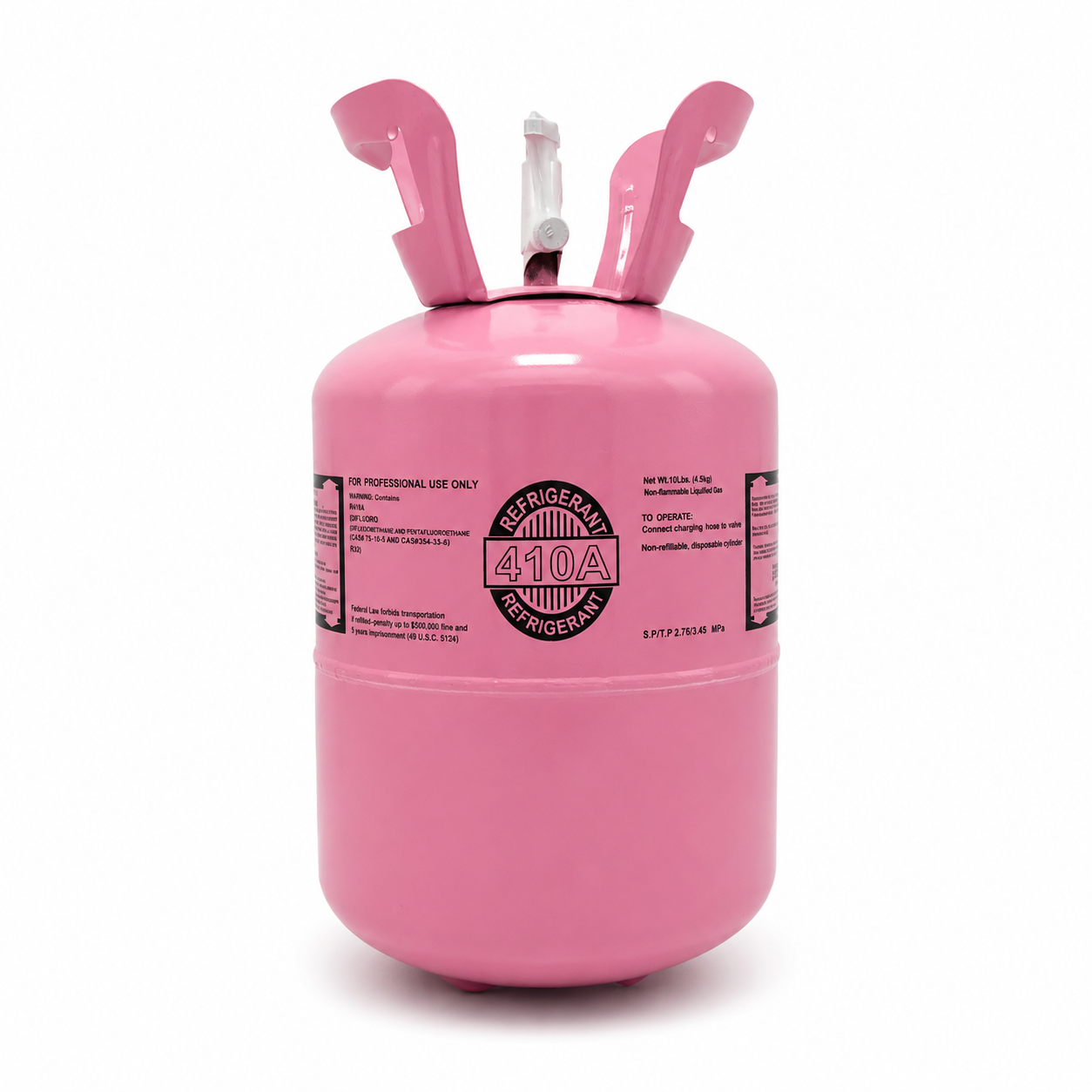 R410A Refrigerant 10Lb Cylinder – For HVAC & AC Systems, Factory Sealed
