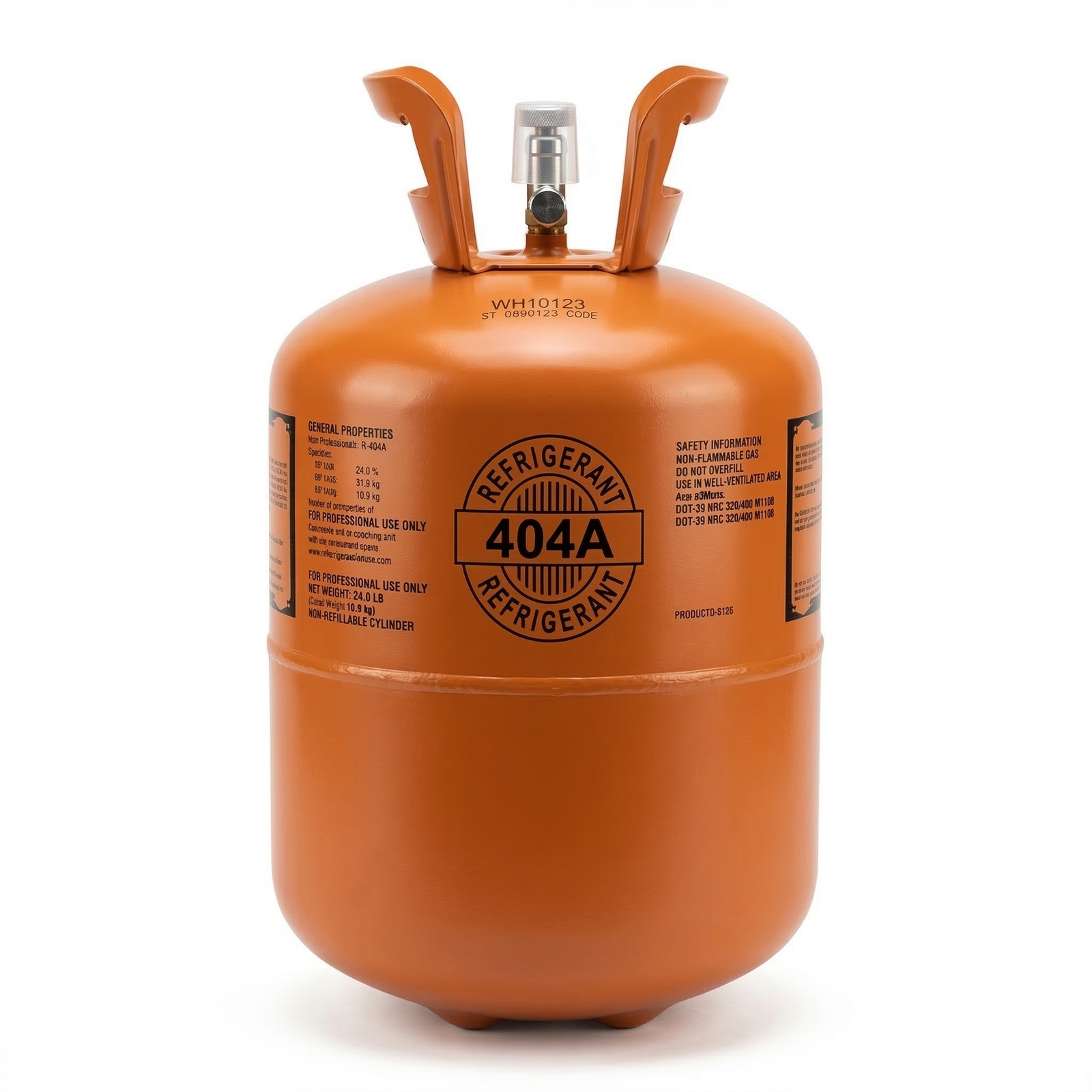 R404A Refrigerant 24Lb Cylinder – Factory Sealed, Ships from US Warehouse