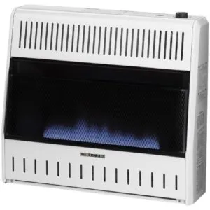 ProCom Reconditioned Dual Fuel Ventless Blue Flame Heater – 30,000 BTU, T-Stat Control – Model# MD300TBA-R